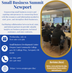 Flyer for NPT business event